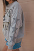 Iowa Wynn Star Sleeve OS Fleece Crew